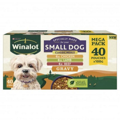 Winalot Small Dog Wet Dog Food Pouches Mixed In Gravy 40x1