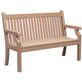 Winawood Sandwick 2 Seater Wood Effect Bench - New Teak