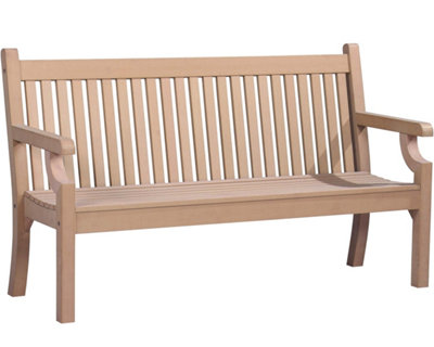 Winawood Sandwick 3 Seater Wood Effect Bench - New Teak