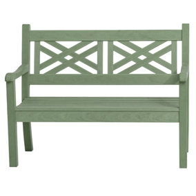 Winawood Speyside 2 Seater Wood Effect Bench - Duck Egg Green