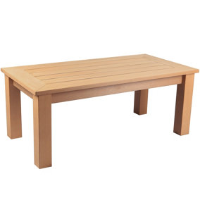 Winawood Wood Effect Coffee Table - L120cm x D61cm x H48cm - New Teak