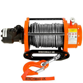 WINCHMAX 10,000lb Hydraulic Winch. 25m Dyneema Rope.
