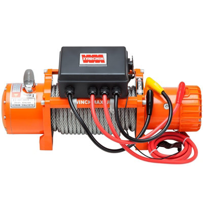 WINCHMAX 13,500lb (6,123kg) Original Orange 12v Winch, Land Rover