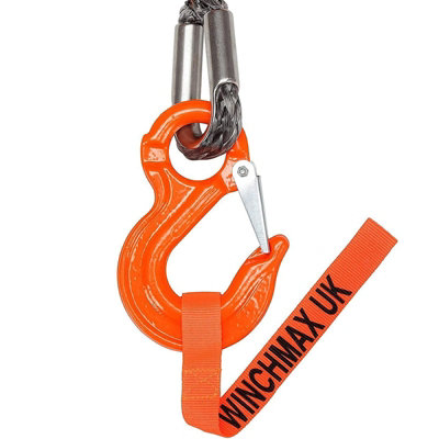 WINCHMAX 15,000lb (6,804kg) Original Orange Hydraulic Winch, Dyneema ...
