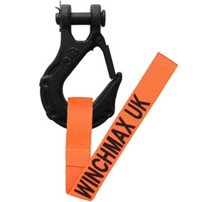 WINCHMAX 3/8 Inch Clevis Tactical Hook. Suitable for Winches up to 14,000lb