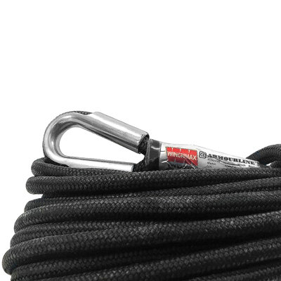 WINCHMAX Armourline Synthetic Rope 20m x 15.5mm, Hole Fix. 1/2 Inch ...