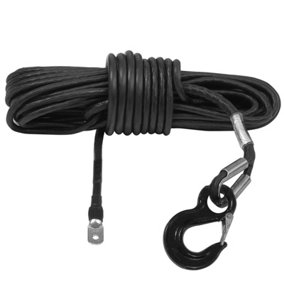 WINCHMAX Armourline Synthetic Rope 25m x 12mm. Competition Hook. Screw Fix.