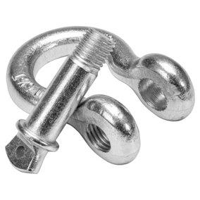 WINCHMAX Bow Shackle 7/8 Inch. Screw pin anchor.