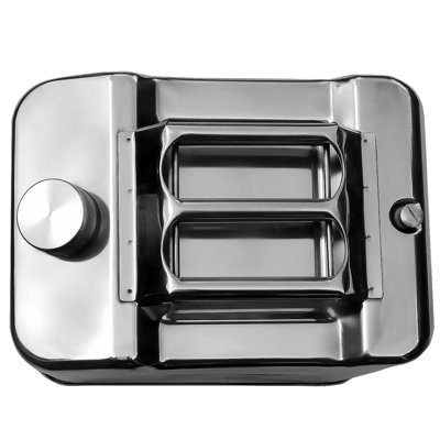 WINCHMAX Jerry Can 20ltr Polished Stainless Steel. Compact Pattern.