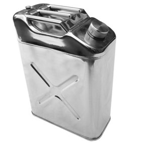 WINCHMAX Jerry Can 20ltr Polished Stainless Steel. Standard Pattern.