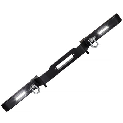 WINCHMAX Land Rover Defender Winch Bumper with LED's and 2 Shackles - 6