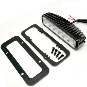 WINCHMAX Rectangular LED Daylight Running Lights to Fit Defender Bumper