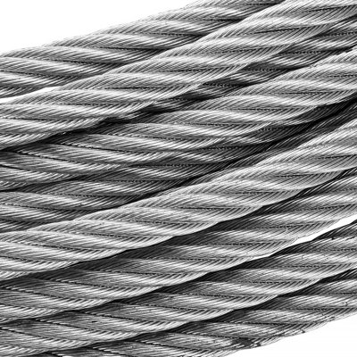 WINCHMAX Steel Rope 15m x 9.5mm, Screw Fix. 3/8 inch Clevis Hook. For  winches up to 13,500lb.