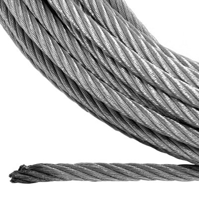 WINCHMAX Steel Rope 26m X 9.5mm, Hole Fix. 3/8 Hook. Black Roller ...