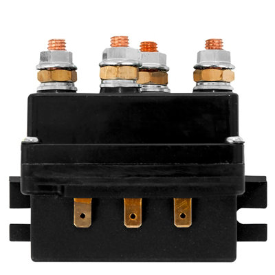 WINCHMAX Waterproof 12V Winch Solenoid Heavy Duty Upgrade. Spade Terminal Side Connections.