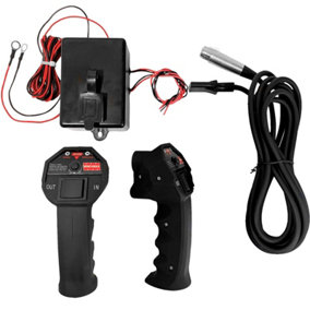 WINCHMAX Winch Remote Control, Wireless. Twin SL Handset, Long Range With Enclosure. 12V