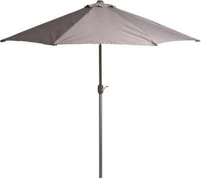 Wind Up Parasol with Steel Shaft Outdoor Garden Patio Easy Assembly Easy Crank - 3