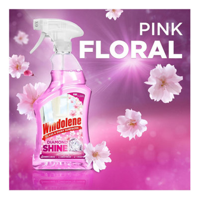 Windolene Diamond Shine Glass & Window Cleaner Spray 750ml - Pack Of 3
