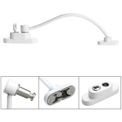 Window and Door Safety Restrictor Lock Cable Child and Baby Security ...