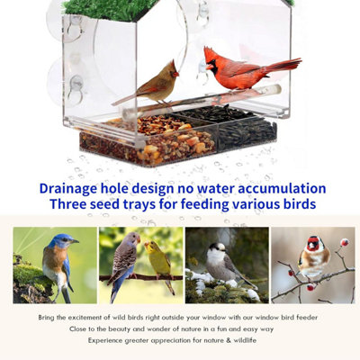 2 Pack 8.5" Squirrel And Bird Feeder For Outside Tree/Fence, Removable Metal