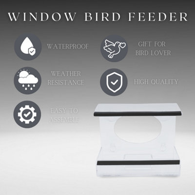 Window Bird Feeder With Suction Cups - 5