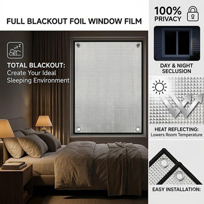Window blocking film, thermal insulation, heat control, for tenants ...