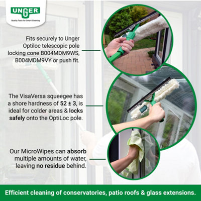 Window Cleaner 4.5m High Reach Telescopic Pole Set for Window Cleaning ...