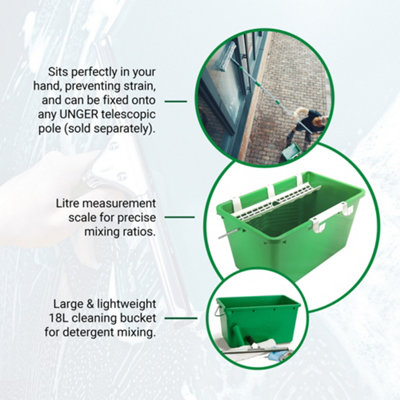 Window Cleaner 5-in-1 Set, Professional Quality Window Cleaning Kit for ...