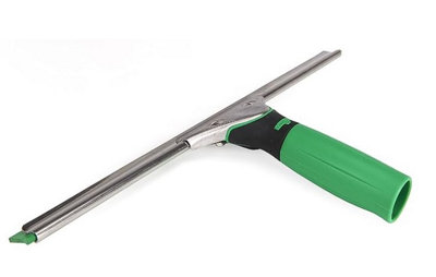 Window Cleaner Squeegee 45cm - Rubber Squeegee Blade & Rubber Grip Handle - Window Cleaning Squeegee by UNGER