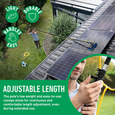 Window Cleaner Telescopic High Flow Pure Water 6m/20ft Reach Clean ...