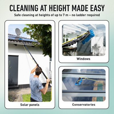 Window Cleaner Telescopic High Flow Pure Water 6m/20ft Reach Clean ...