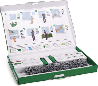 Window Cleaning 2-in-1 Starter Kit.  The window cleaning professional's choice by UNGER.