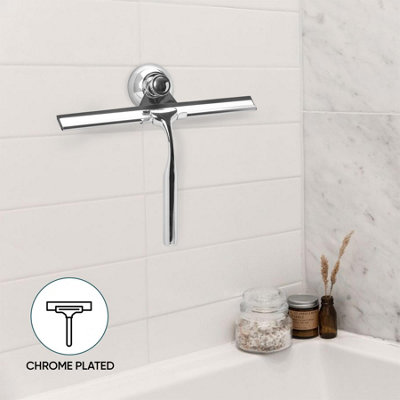 Window Cleaning Squeegee -  Chrome - 3