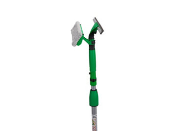 Window Cleaning VisaVersa 2-in1 Window Squeegee & Window Washer - Clean Streak Free 35 cm Green by UNGER - 8