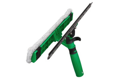 Window Cleaning VisaVersa 2-in1 Window Squeegee & Window Washer - Clean Streak Free 35 cm Green by UNGER - 9