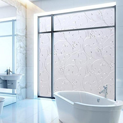 Window film, 60 x 200 cm, offering privacy protection, a vine pattern ...