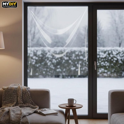 Window Insulation Kit 2 Pack Transparent Window Insulation Film Tape ...