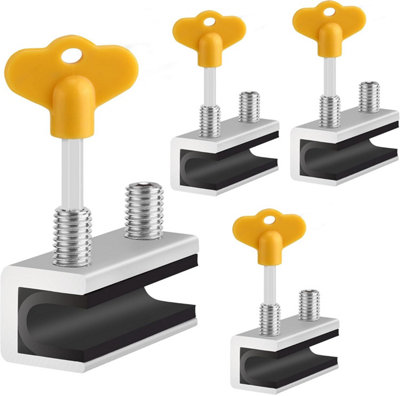 Window locks, 4 sets of sliding security window locks with keys ...