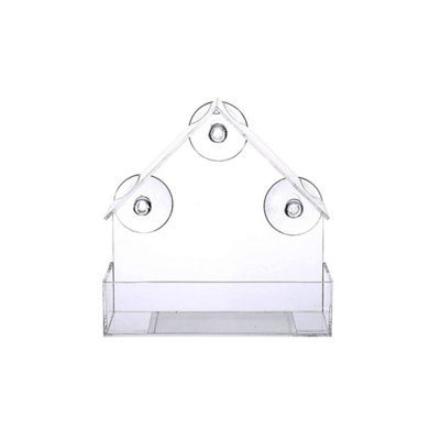 Window Mounted Bird Feeder - Clear - 3