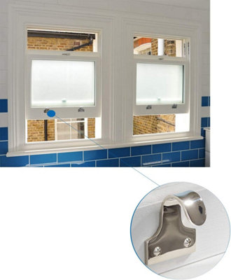 Window Sash Lift Finger Push/Pull Slide Grip Handle + Screws Hook Solid ...