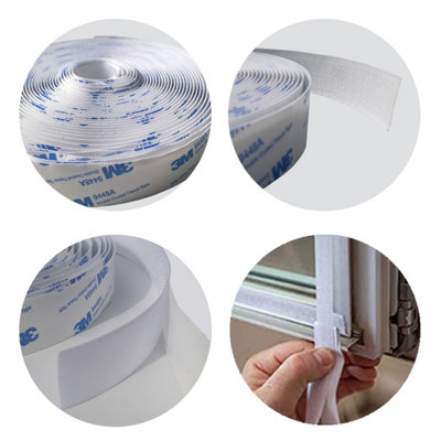 Window Sealing Kit for Mobile Air Conditioners Waterproof Hot Air Stop White