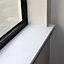 Window Sill Cover Board Plastic uPVC Window Cill Capping (L)1.25m (W)225mm (T)9mm