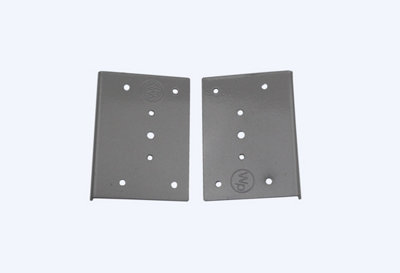 Windowparts Cabinet Hinge Repair Bracket - Grey - Without Hole - 125567