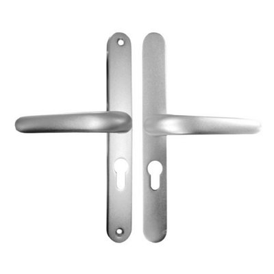Windowparts Lever/Lever Inline Door Handle - Suits Aluminium