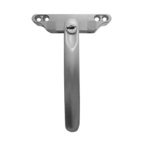 Windowparts Odyssey Tongue Espag Window Handle - Right Hand - Silver - 116656