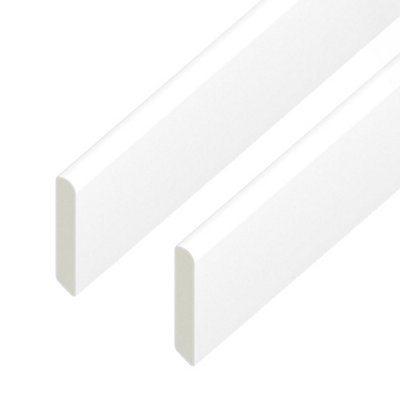 Windows4You Plastic uPVC Architrave Trim, Door & Window Surround ...