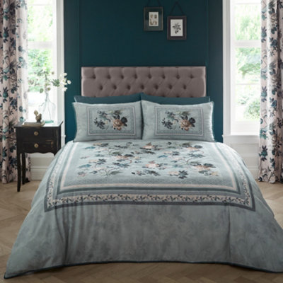 Windsford 100% Cotton Teal Duvet Cover Set