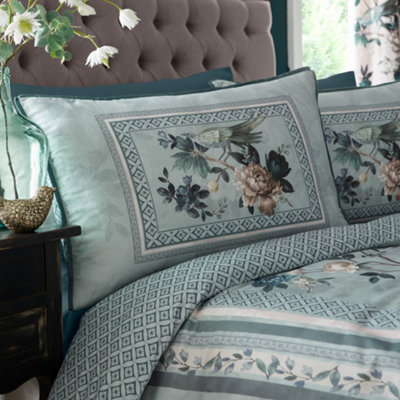 Windsford 100% Cotton Teal Duvet Cover Set