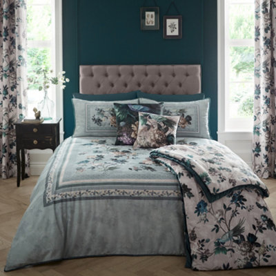 Windsford 100% Cotton Teal Duvet Cover Set