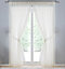 Windsor Cream Crushed Voile Panel with Marame Trim and Tie Back - Pair 140 x 137cm (55x54")